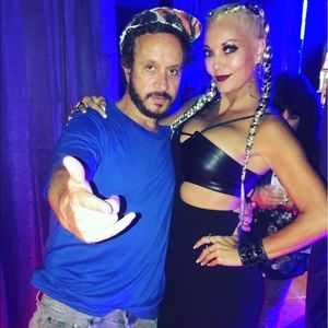 Super sexy black knee length dress.